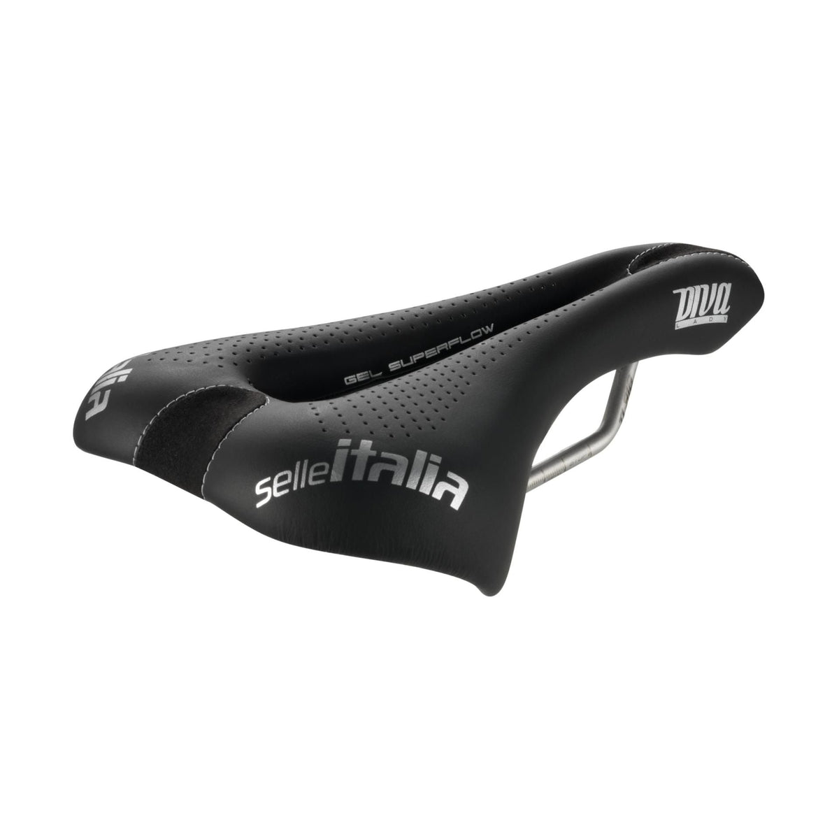 Selle Italia naisten satula Diva Gel TI316 Superflow L/152mm