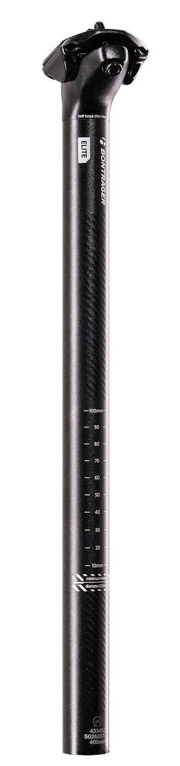 Bontrager Elite Satulatolppa 27.2mm x 400mm x 15mm Black