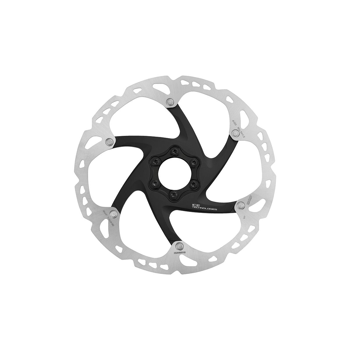 Shimano Deore XT SM-RT86 – 203 mm 6-Bolt Jarruroottori, ICE TECHNOLOGIES