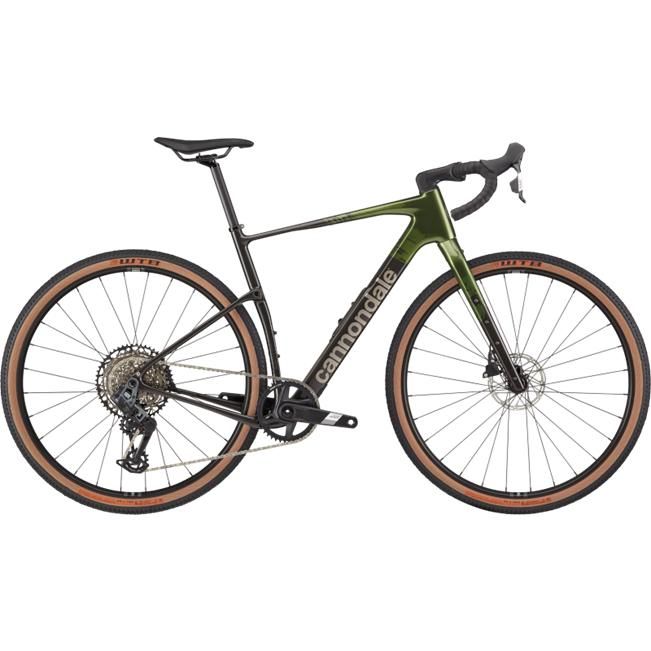 Cannondale Topstone Carbon 2 AXS 1x – Gravel-pyörä, täyshiilikuitu, KingPin-jousitus