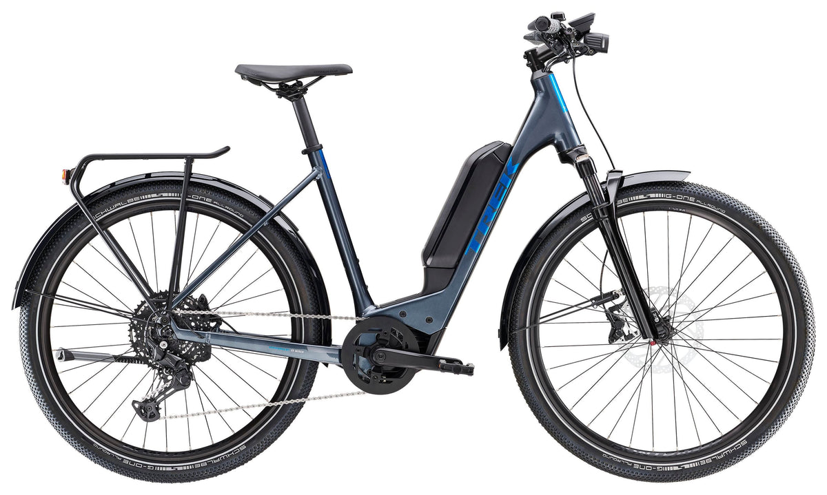 Trek Allant+ 6 Lowstep – sähköpyörä, 85 Nm, 800 Wh