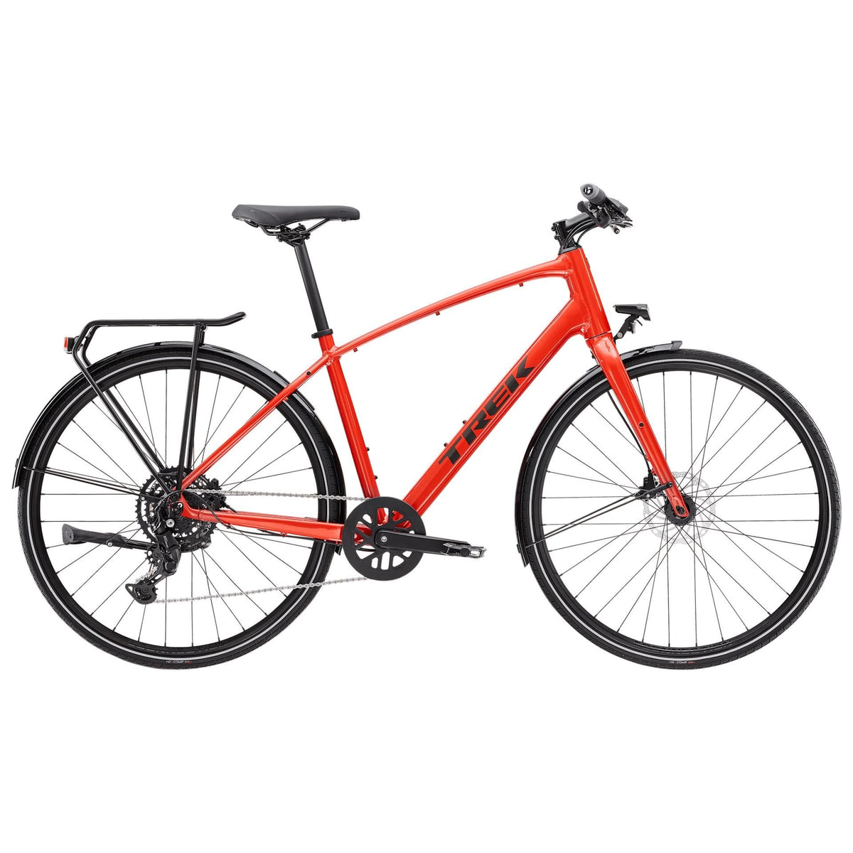 Trek FX 2 Equipped – hybridipyörä, Shimano CUES