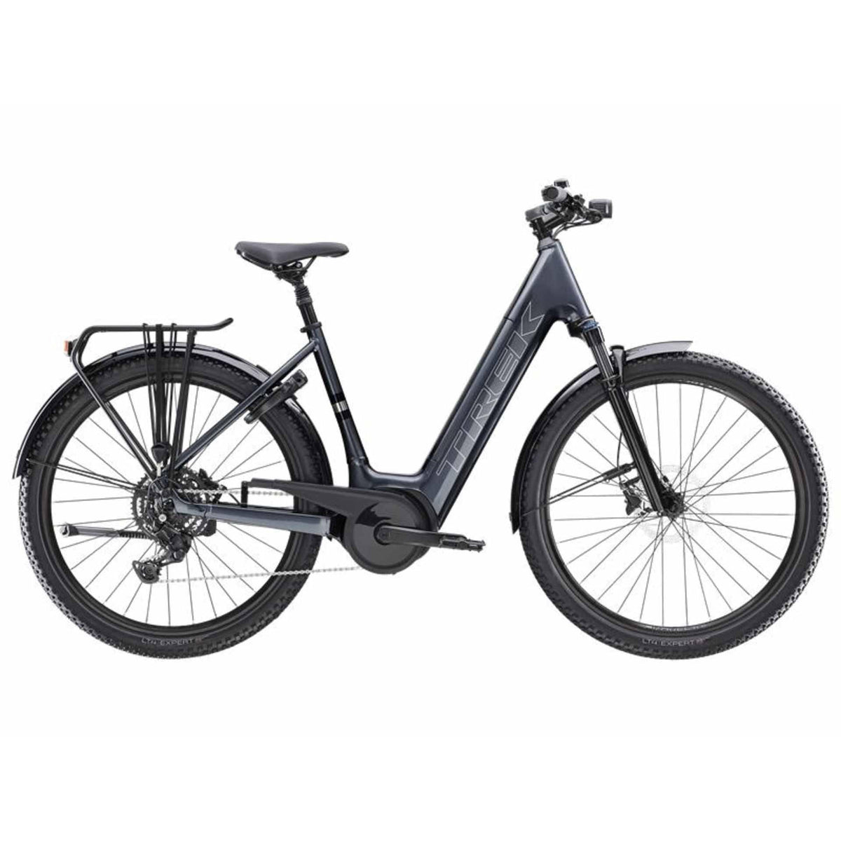 Trek Verve+ 4 Lowstep – sähköhybridipyörä, 75 Nm, 545 Wh