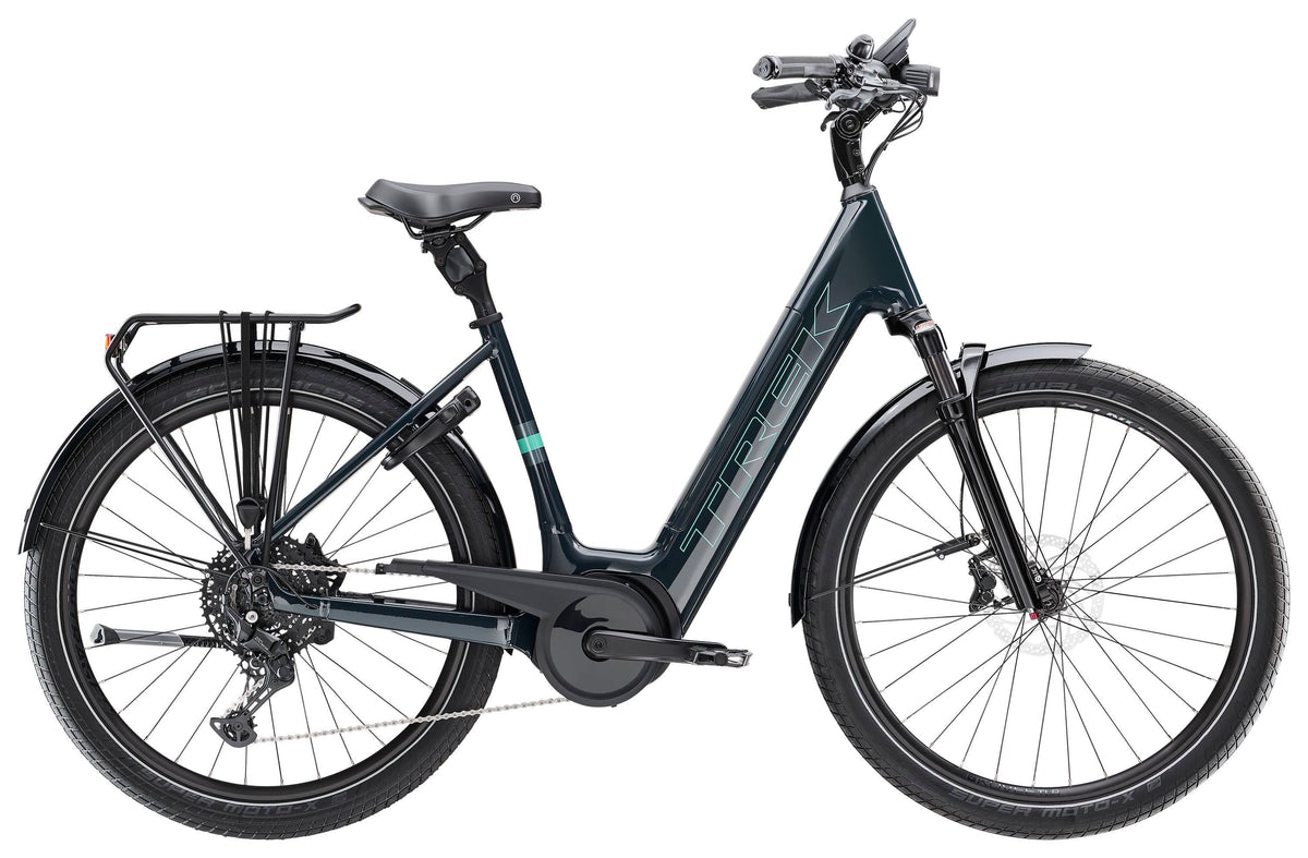 Trek Verve+ 5 Lowstep – sähköhybridi, 75 Nm, 400 Wh