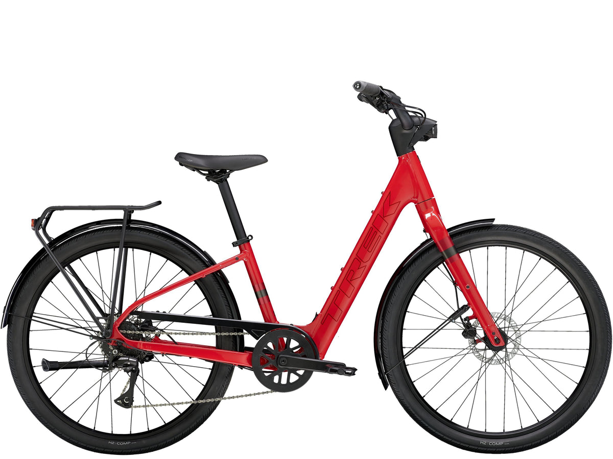 Trek Verve+ 1 Lowstep LT – sähkökaupunkipyörä, 40 Nm, 250 Wh