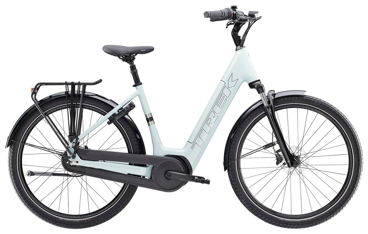Trek District+ 3 Lowstep – sähkökaupunkipyörä, 50 Nm, 400 Wh