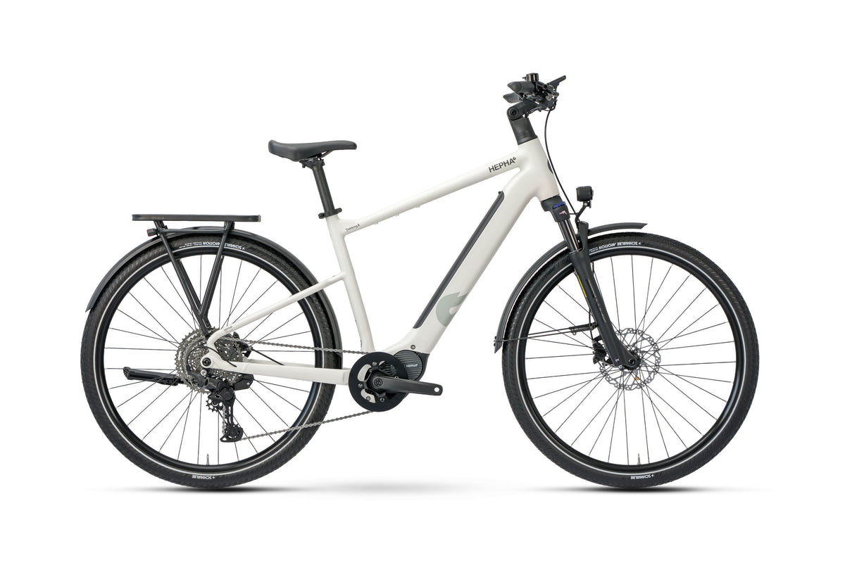 Hepha Trekking 8 Long Range – sähköhybridipyörä, 100 Nm, 600 Wh
