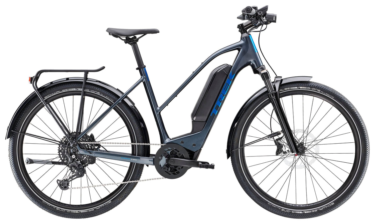 Trek Allant+ 6 Stagger – sähköhybridipyörä, 85 Nm, 800 Wh