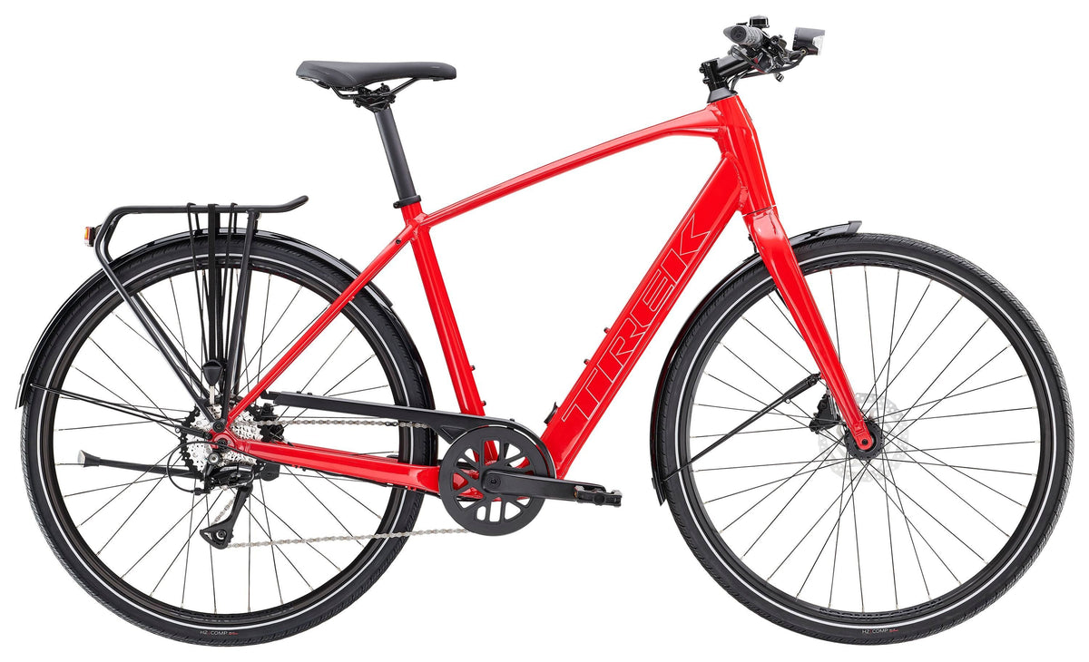 Trek FX+ 2 LT – sähköhybridipyörä, 40 Nm, 250 Wh
