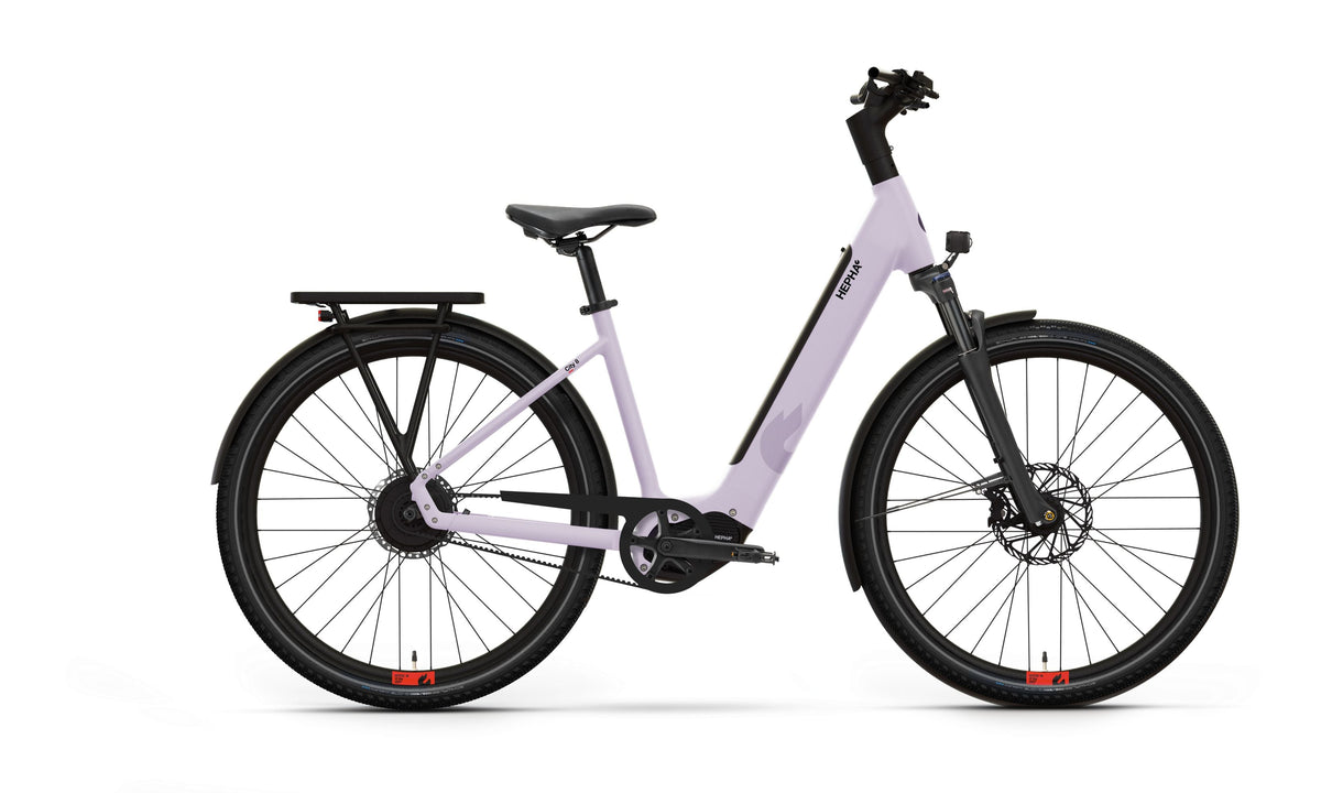 Hepha City 8 Performance Low Step – sähköpyörä, 100 Nm, 600 Wh