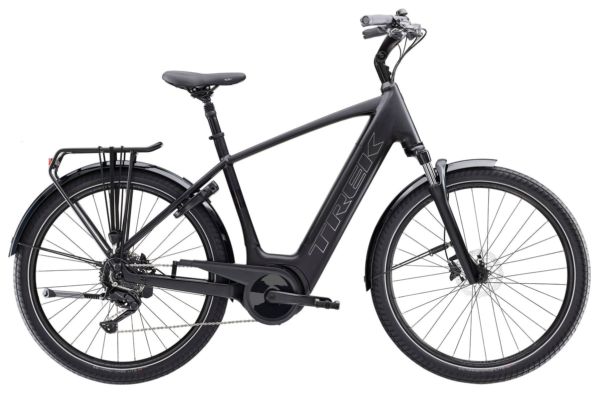 Trek Verve+ 3 – sähköhybridipyörä, 75 Nm, 400 Wh