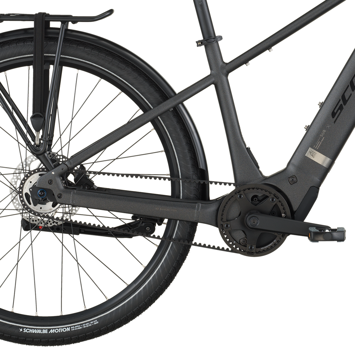 Scott Sub Tour 30 – hihnavetoinen sähköpyörä, 540 Wh