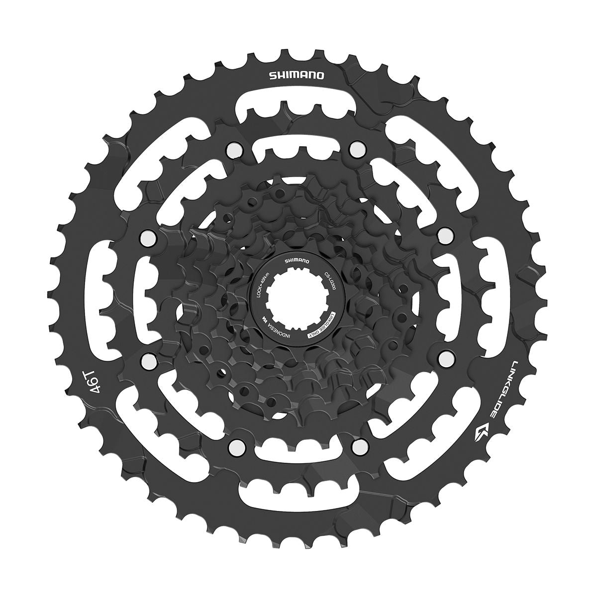 Shimano CS-LG400-9 – takarattaat, 9-vaihteinen, 11-46T