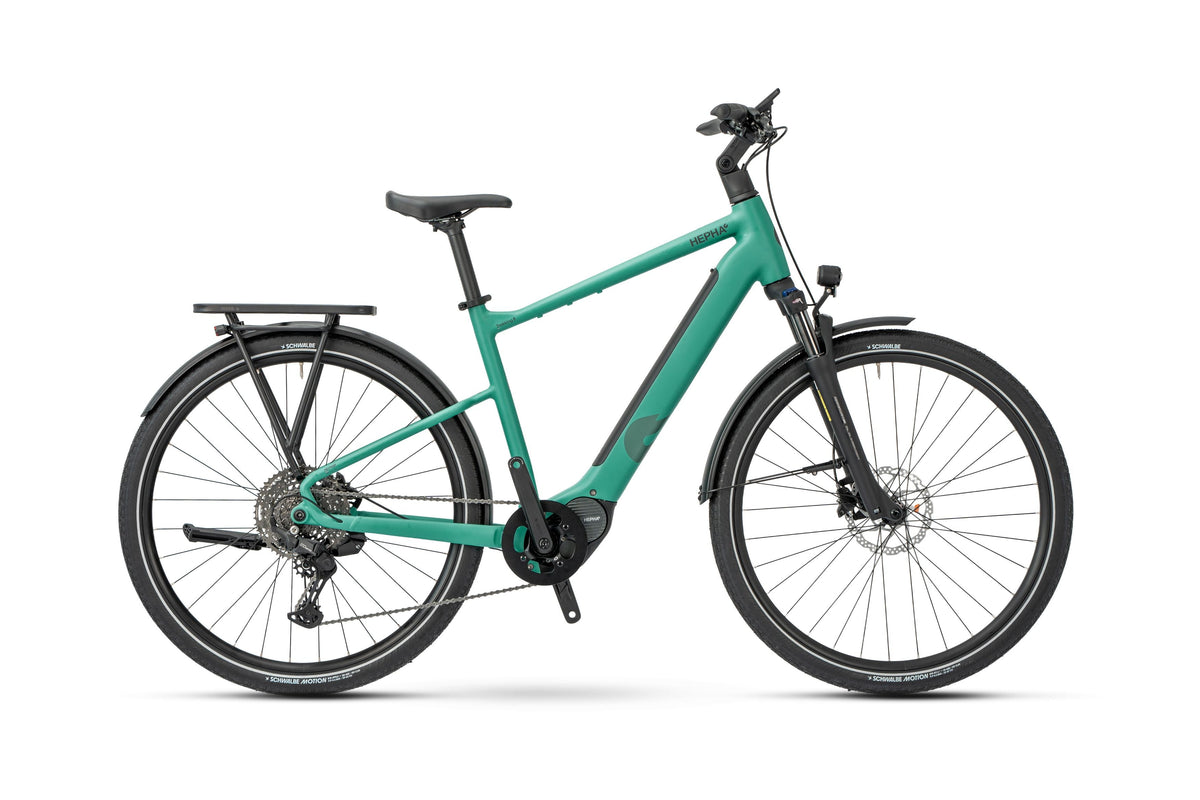 Hepha Trekking 8 Long Range – sähköhybridipyörä, 100 Nm, 600 Wh