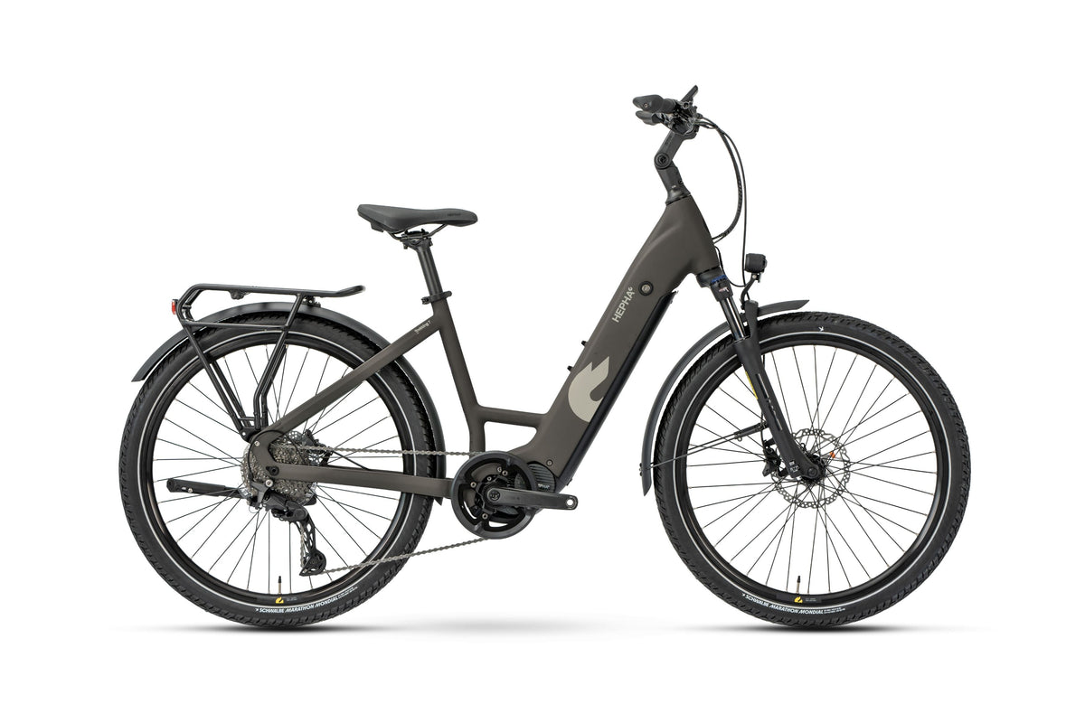 Hepha Trekking 7 Ultra Low Step – sähköhybridipyörä, 100 Nm, 800 Wh