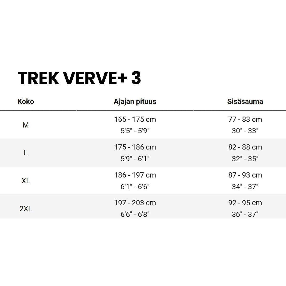 Trek Verve+ 3 – sähköhybridipyörä, 75 Nm, 800 Wh