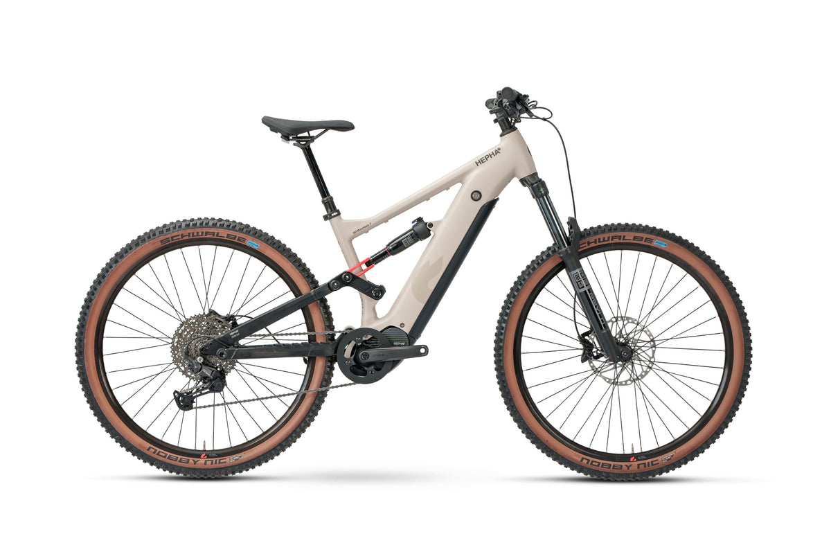 Hepha All Mountain 7 Alloy Performance – sähkömaastopyörä, 100 Nm, 800 Wh