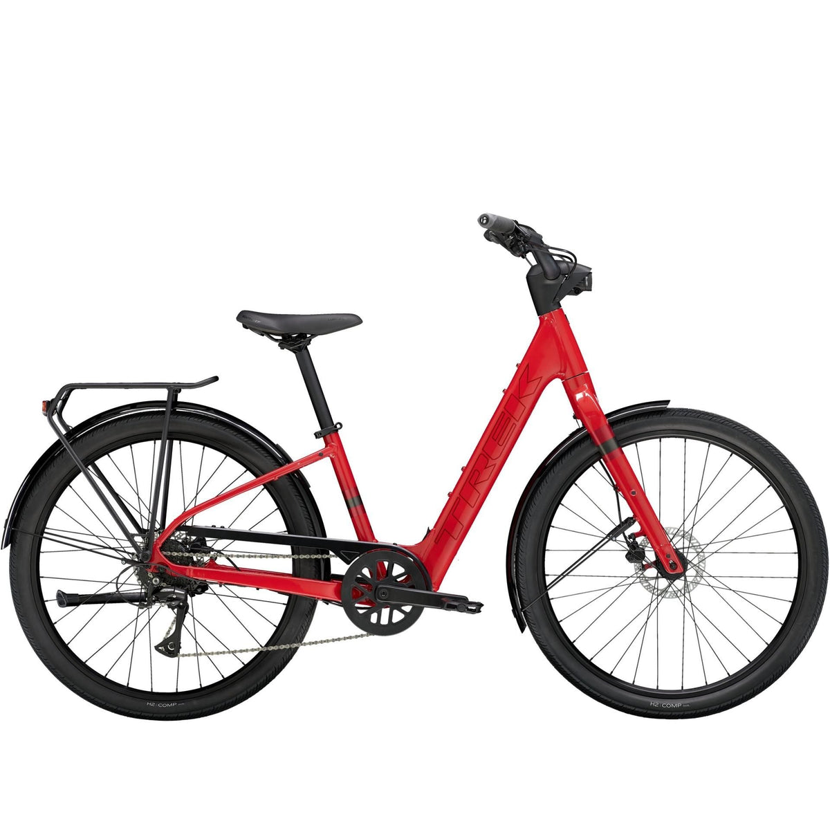 Trek Verve+ 1 Lowstep LT – sähkökaupunkipyörä, 40 Nm, 250 Wh