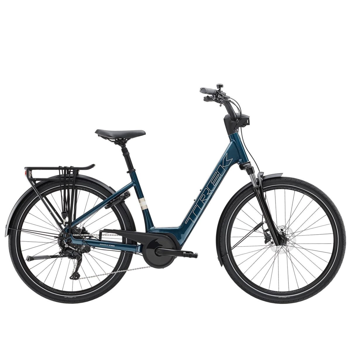 Trek Verve+ 2 Lowstep Gen 3 – sähköhybridipyörä, 75 Nm, 400 Wh