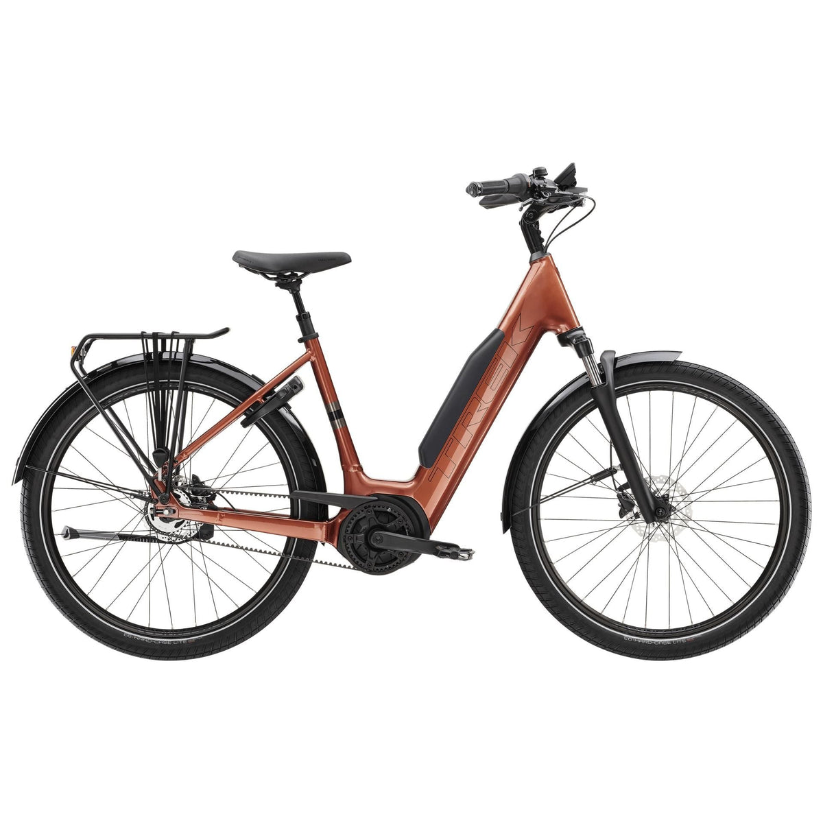 Trek District+ 4 Lowstep – sähköpyörä, 75 Nm, 800 Wh