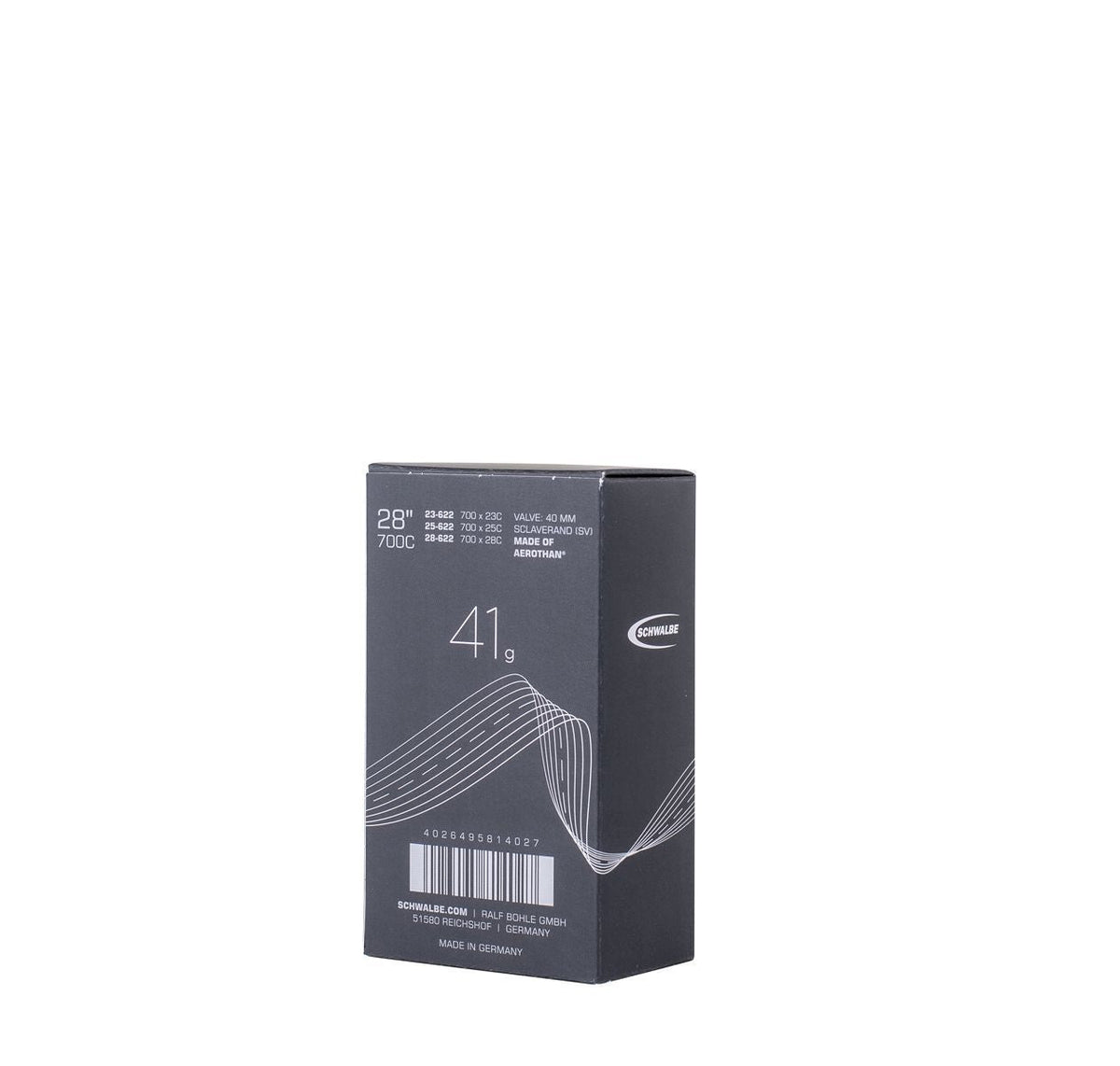 Schwalbe Sisärengas Aerothan SV20E Presta 23/28-622 – TPU-polyuretaani, 41 g