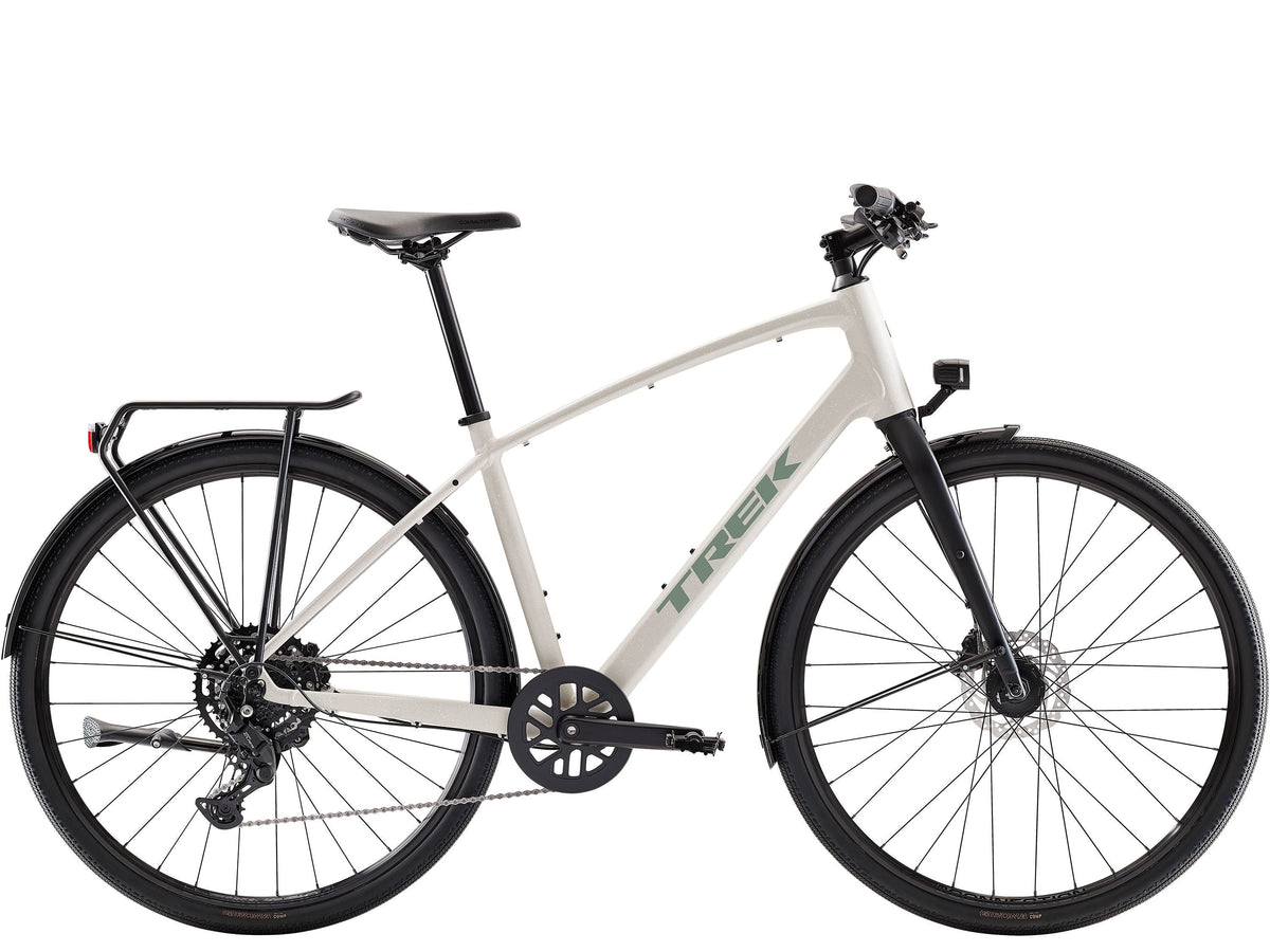Trek FX Sport AL Equipped – hybridipyörä, vähäpäästöinen alumiini