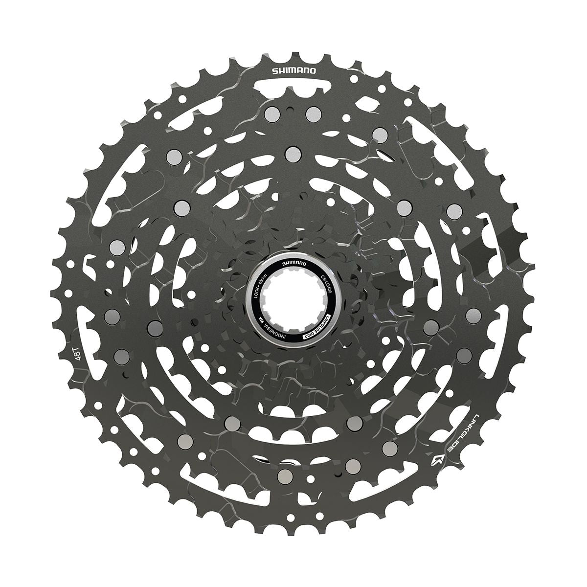 Shimano CS-LG400-10 – 10-vaihteinen kasetti, 11-48T LINKGLIDE