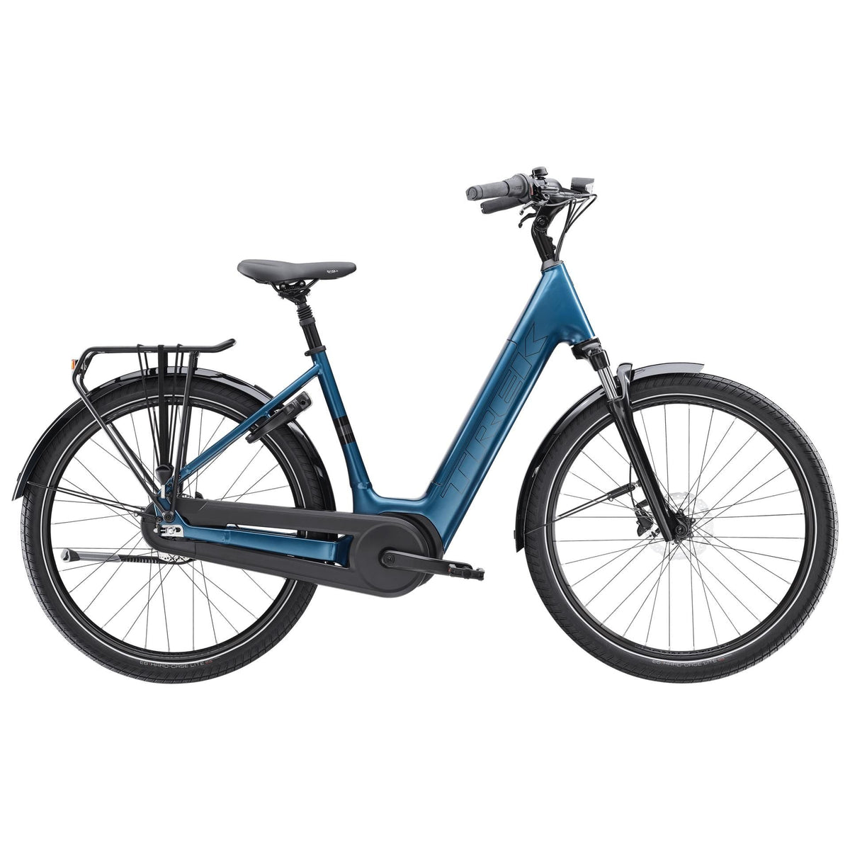 Trek District+ 3 Lowstep – sähkökaupunkipyörä, 50 Nm, 800 Wh