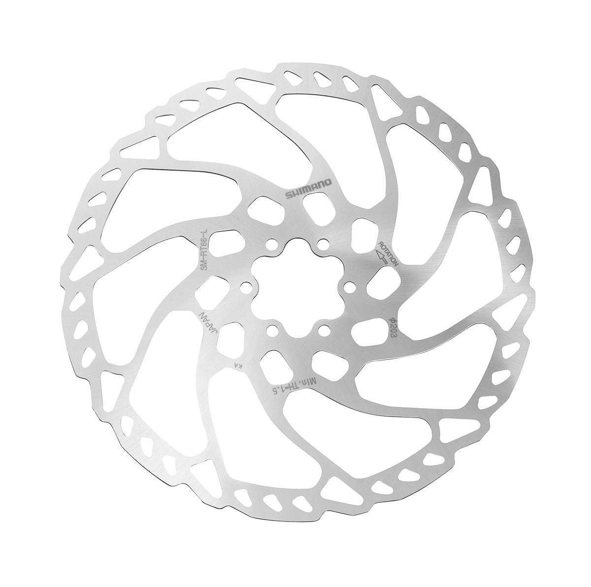 Shimano SM-RT66 – jarrulevy, 203 mm, 6-pultti