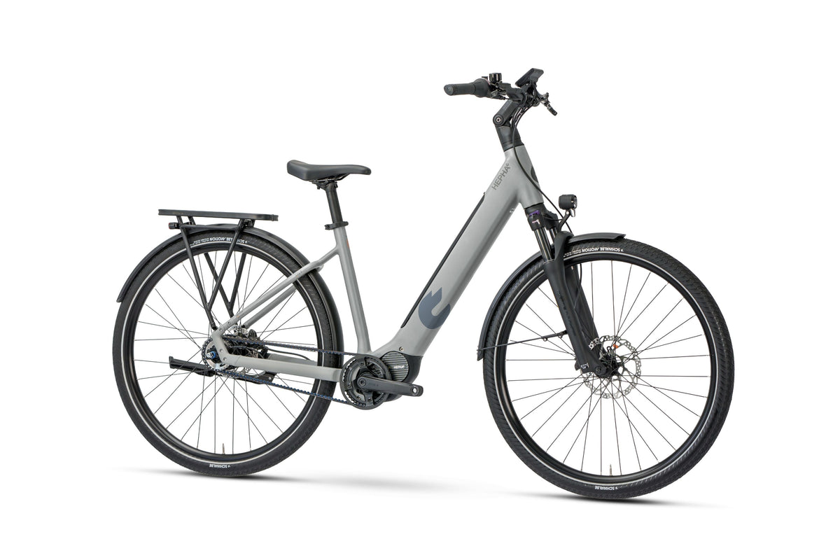 Hepha City 8 Performance Low Step – sähköpyörä, 100 Nm, 600 Wh