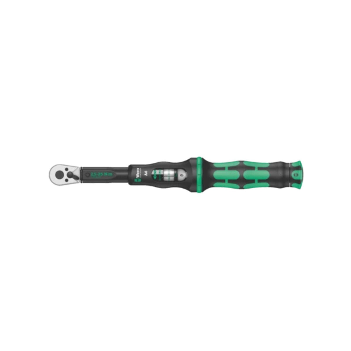 Wera Click-Torque A 6 – Momenttiavain 2,5–25 Nm, ±4 % tarkkuus