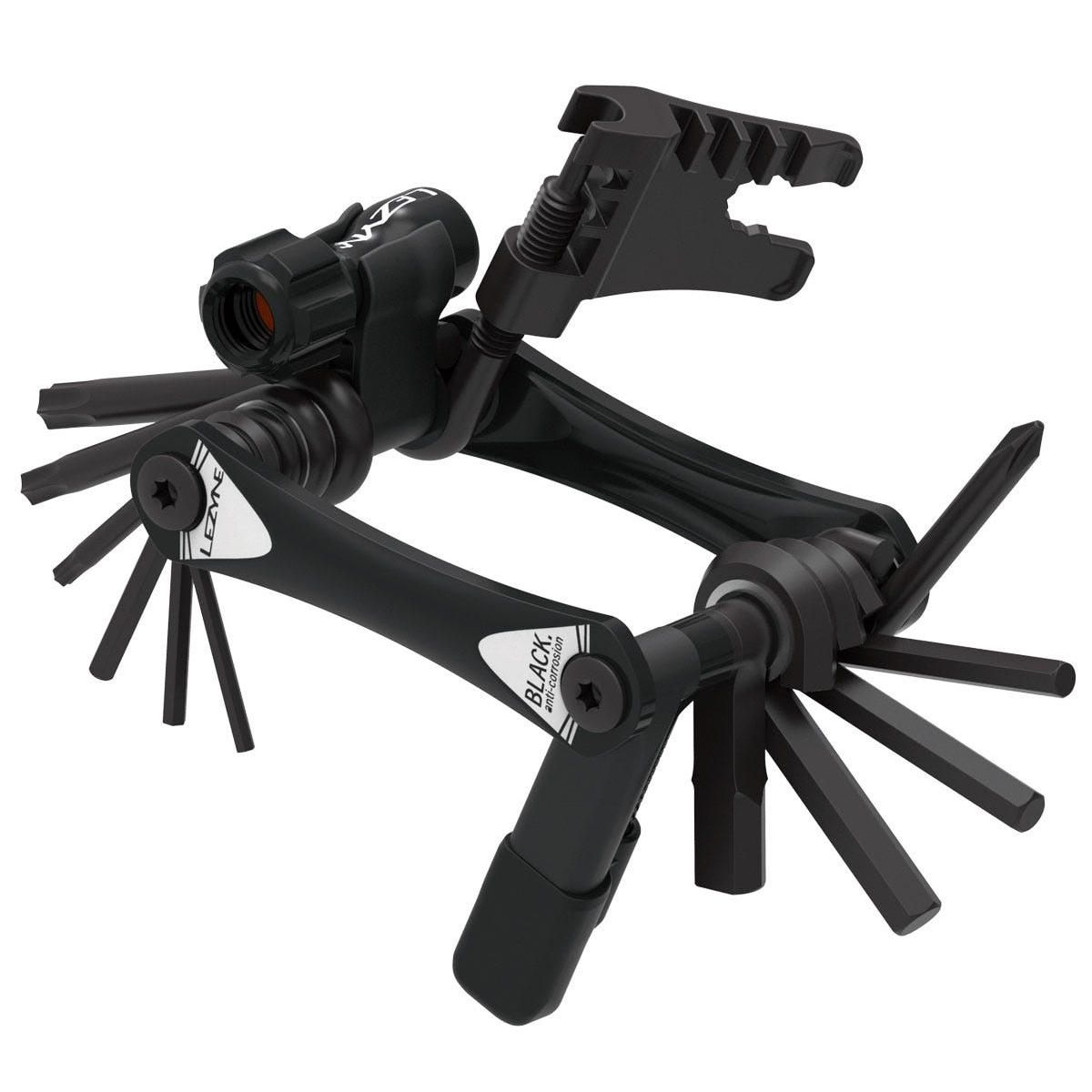 Lezyne RAP II 20 Tubeless – pyörämonitoimityökalu, 20 työkalua, CRV-teräs
