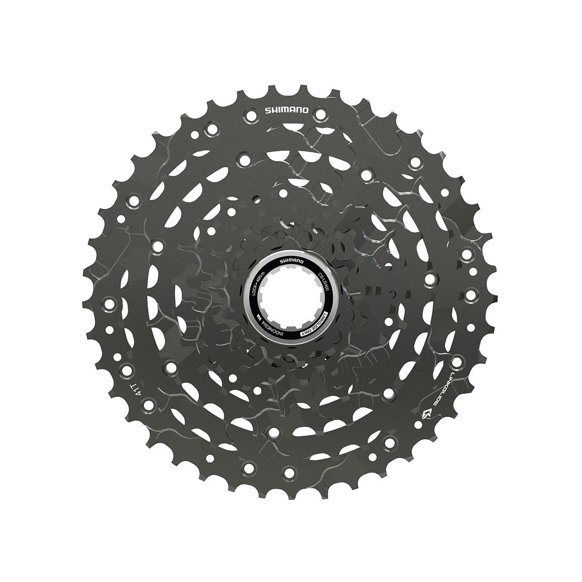 SHIMANO CS-LG400-9 – 9-vaihteinen kasetti 11-41T LinkGlide