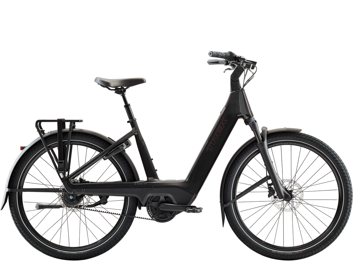 Trek Charter+ 4 Nexus 5 Belt – sähkökaupunkipyörä, 75 Nm, 540 Wh