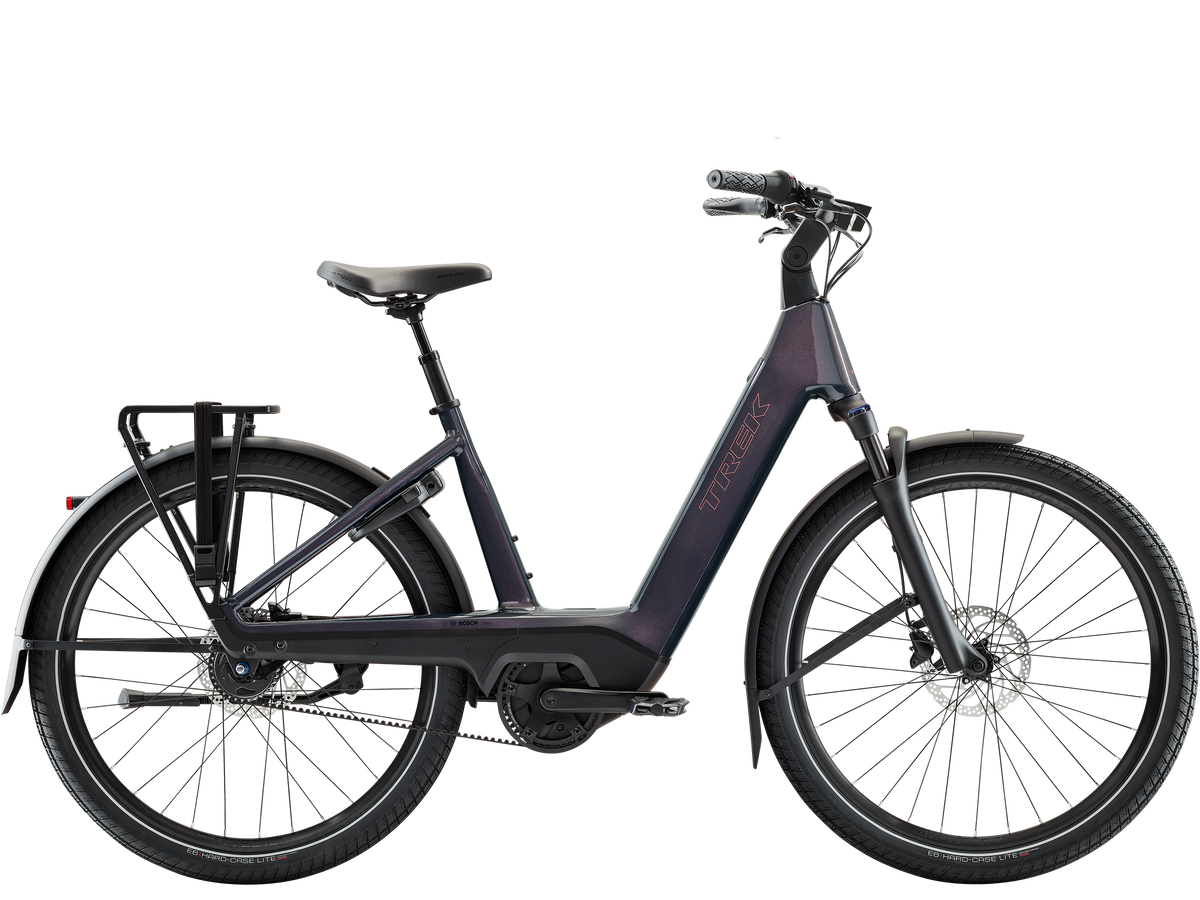 Trek Charter+ 4 Nexus 5 Belt – sähkökaupunkipyörä, 75 Nm, 540 Wh