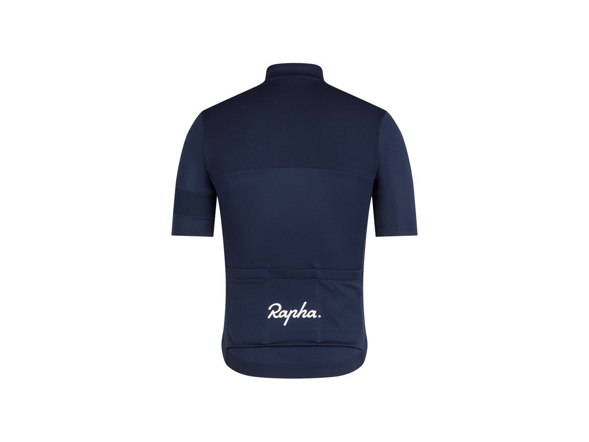 Rapha Brevet Element Men's Cycling Jersey M, dark blue/white