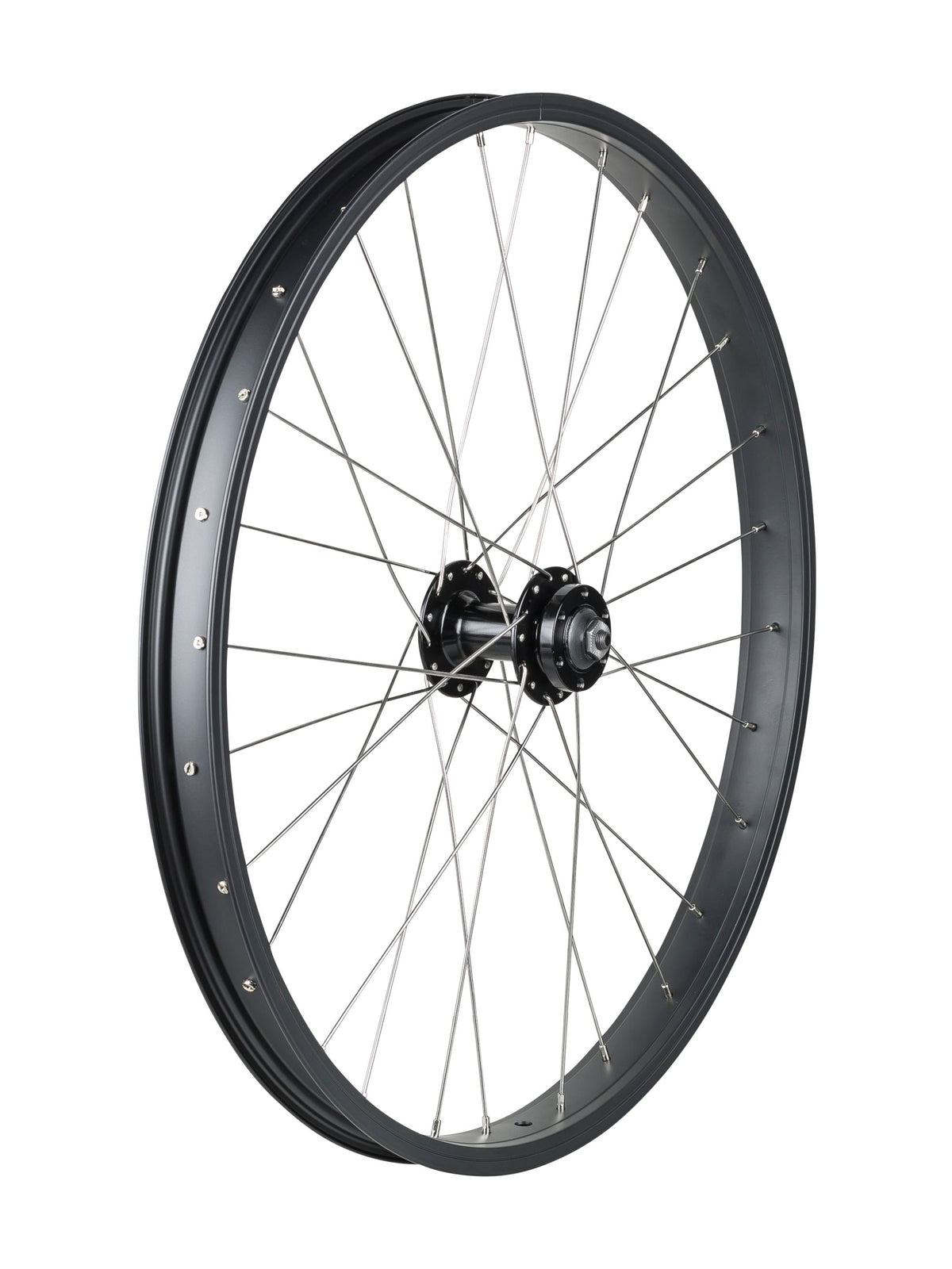 Trek Kids' 28 Hole 24" 6-Bolt Disc Wheel [WLF TRK DC20/J35A 24 28H QR BK]