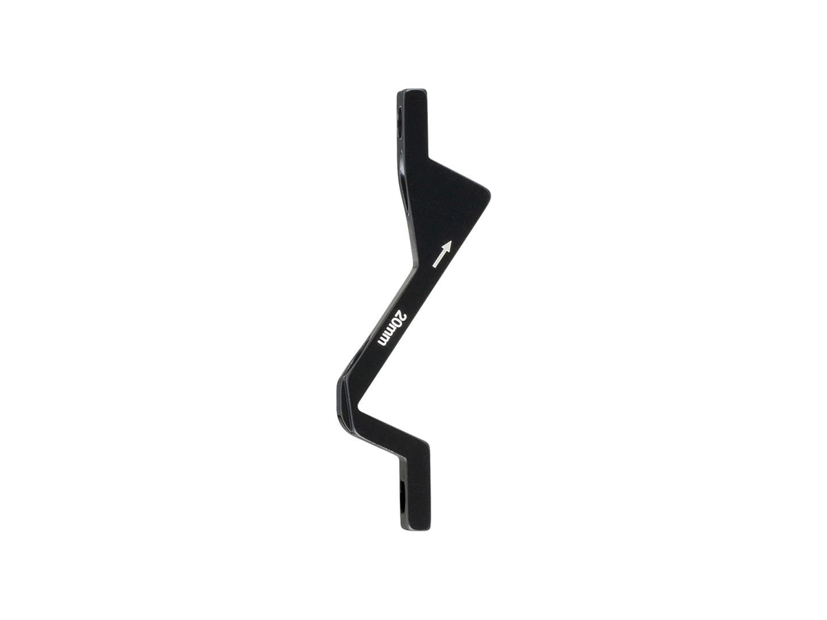 Post Mount to Flat Mount Adapter Front & Rear