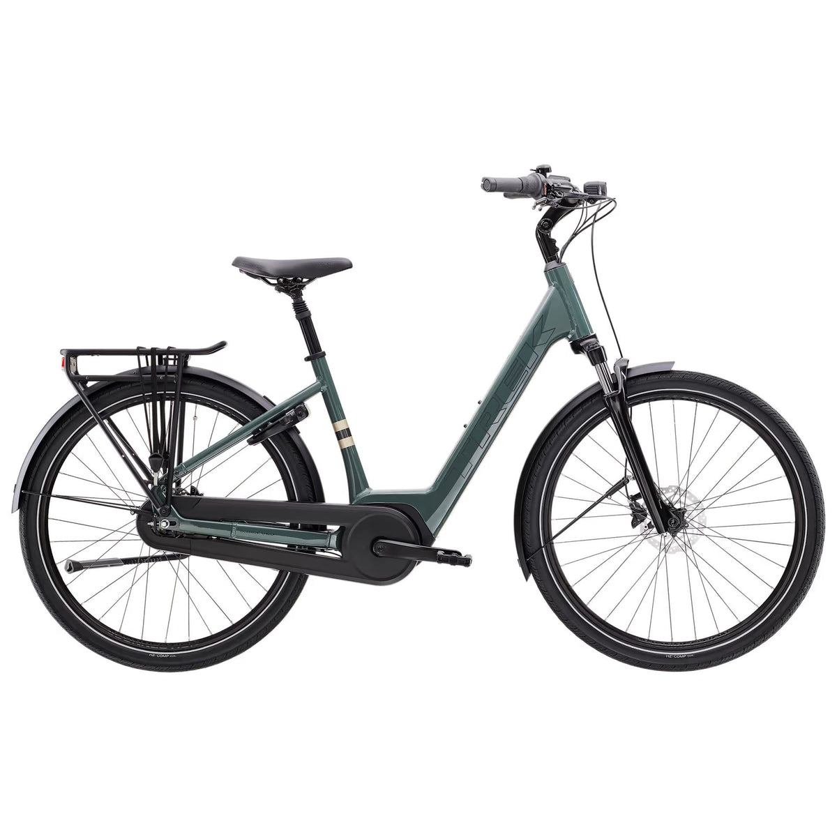 Trek District+ 2 Lowstep – sähköpyörä, 50 Nm, 400 Wh