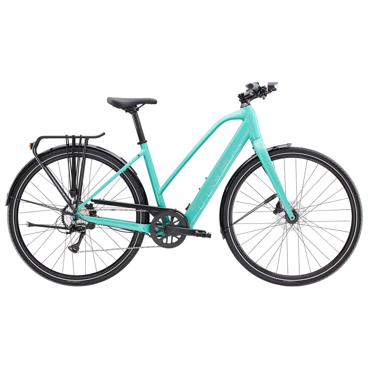 Trek FX+ 2 Stagger LT – sähkökaupunkipyörä, 40 Nm, 250 Wh