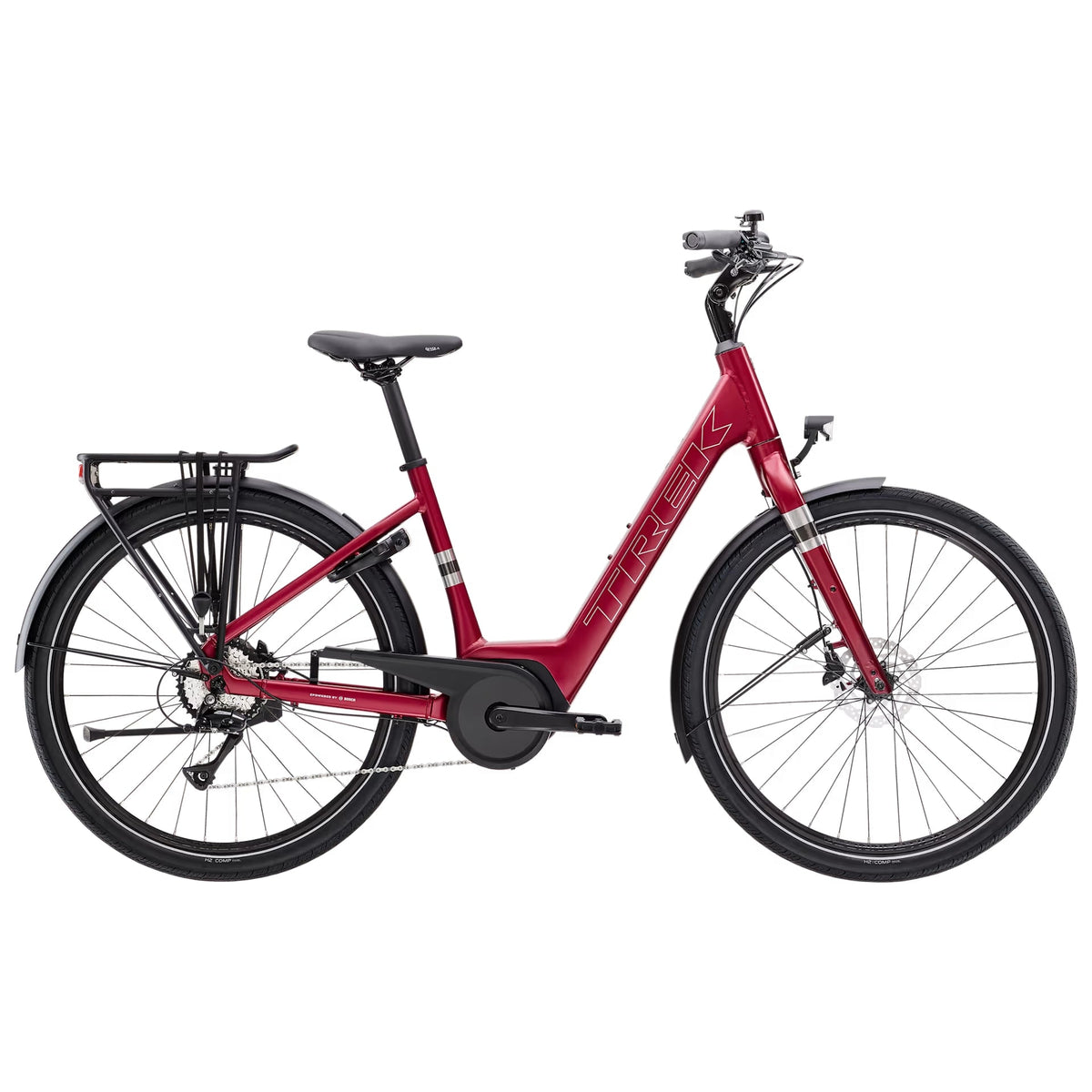 Trek Verve+ 1 Lowstep – sähköhybridipyörä, 40 Nm, 400 Wh