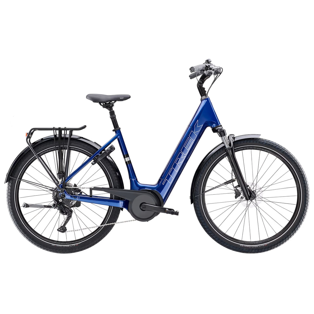 Trek Verve+ 3 Lowstep – sähköhybridipyörä, 75 Nm, 545 Wh