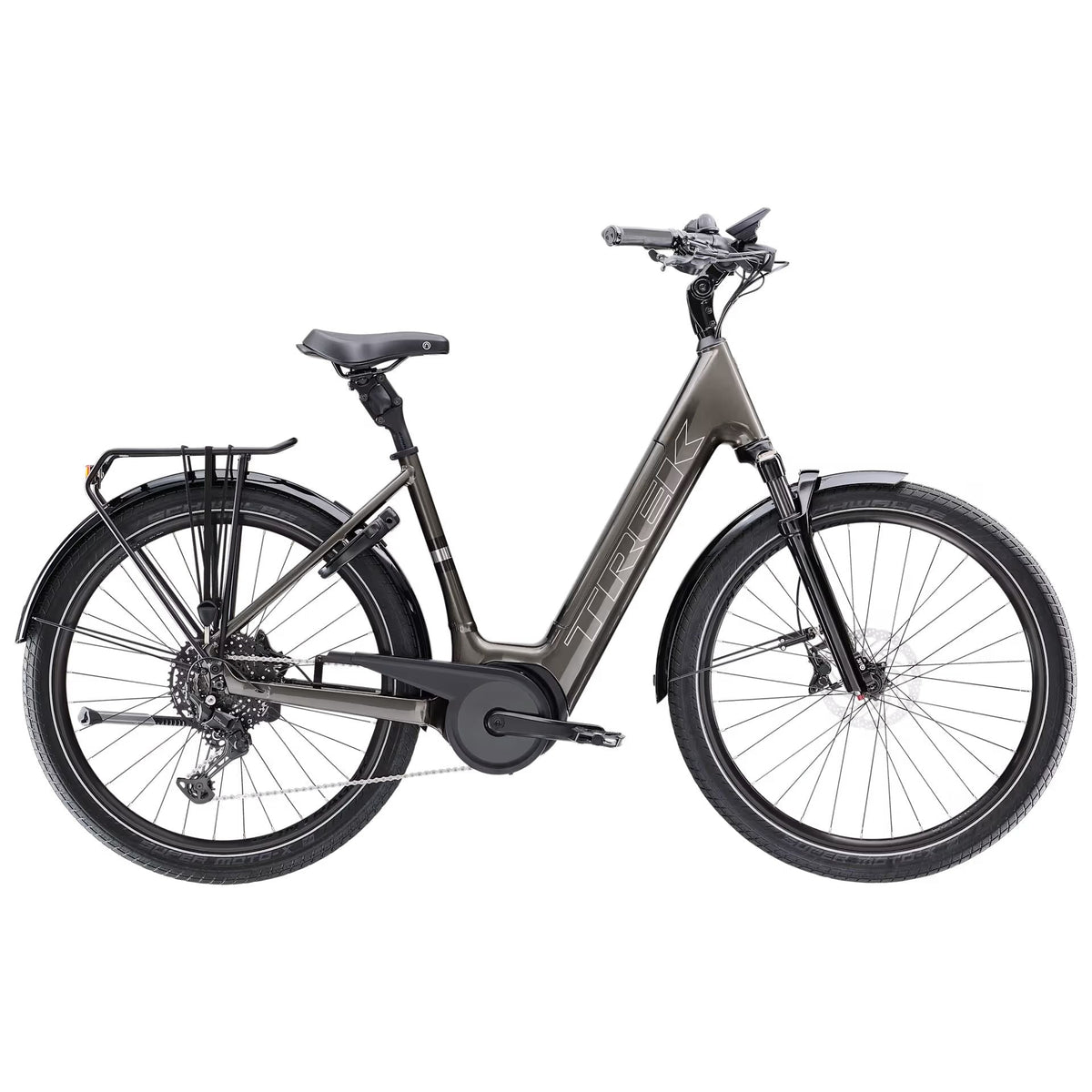 Trek Verve+ 5 Lowstep – sähköhybridi, 75 Nm, 400 Wh