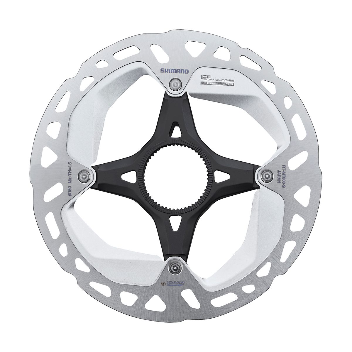 Shimano Deore XT RT-MT800 – jarrulevy, 160 mm, Ice-Tech Freeza