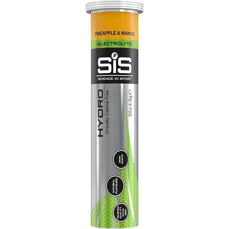 SIS GO Hydro Ananas - Mango – urheiluhydraatiotabletit, 20 kpl