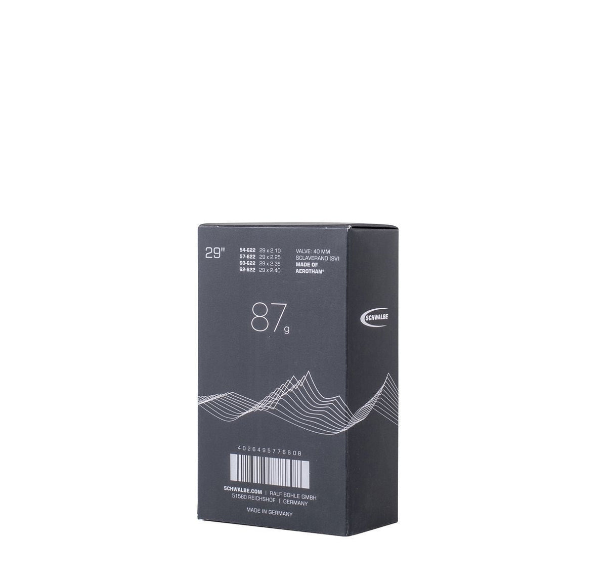 Schwalbe Aerothan SV19E – sisärengas, TPU-polyuretaani, 29x2.1-2.4"