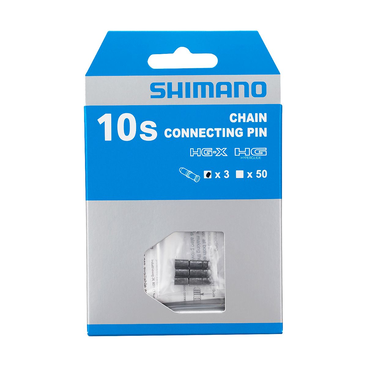Shimano Ketjuniitti 10v – ketjulukko, 3 kpl
