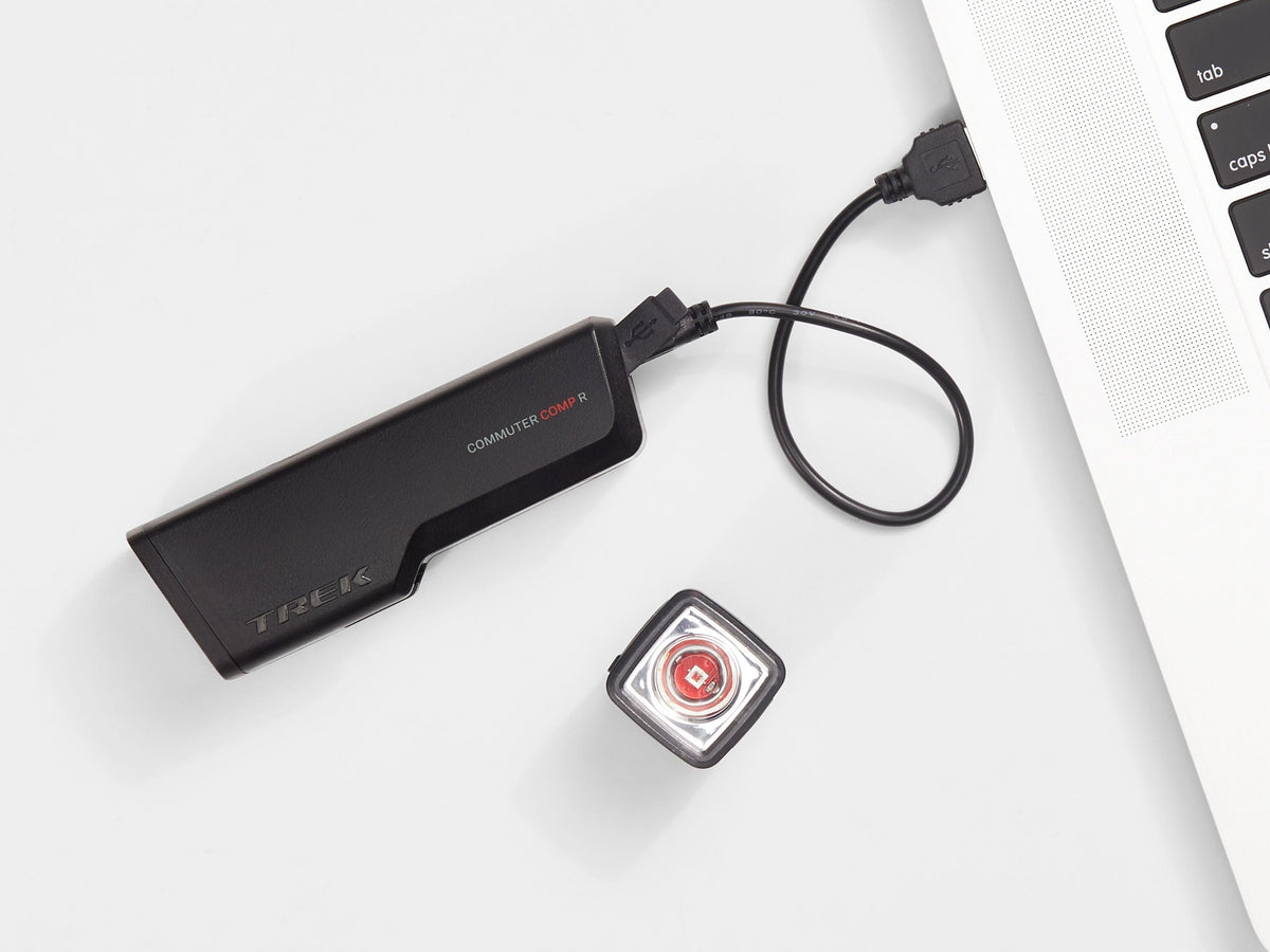 Trek Commuter Comp R Flare R City – pyörän valosarja, USB-ladattava, 450 lm