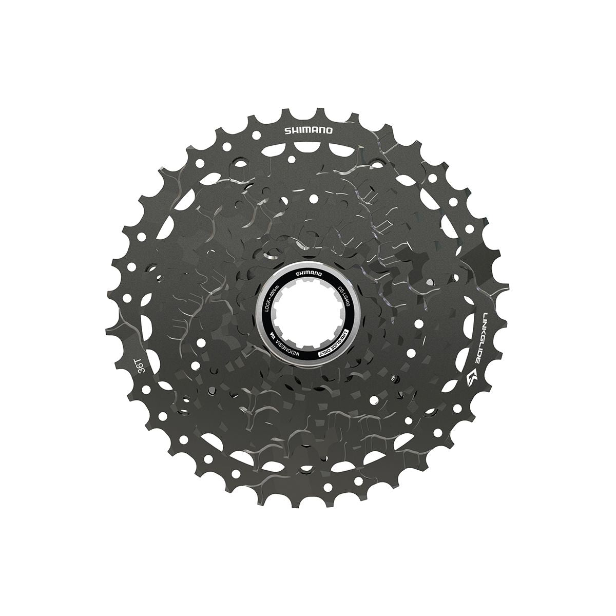 Shimano CS-LG400-9 – 9-vaihteinen kasetti, LinkGlide, 11-36T