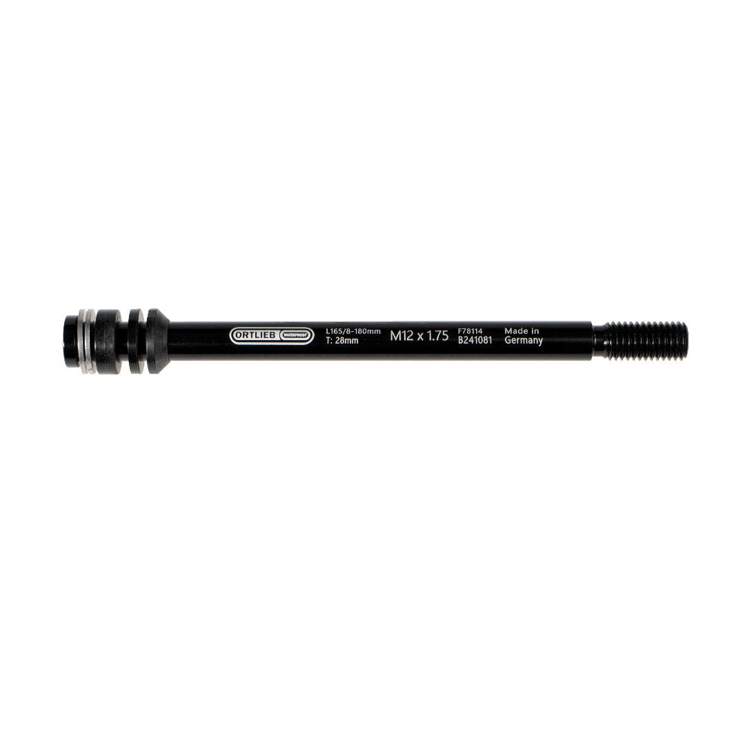 ORTLIEB Läpiakseli M6 Connector – säädettävä 12x135-198mm alumiiniaksele
